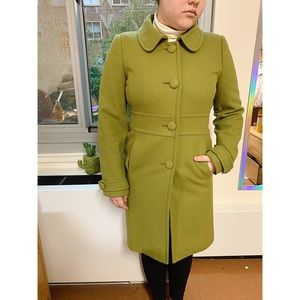 J.CREW OLIVE GREEN COAT